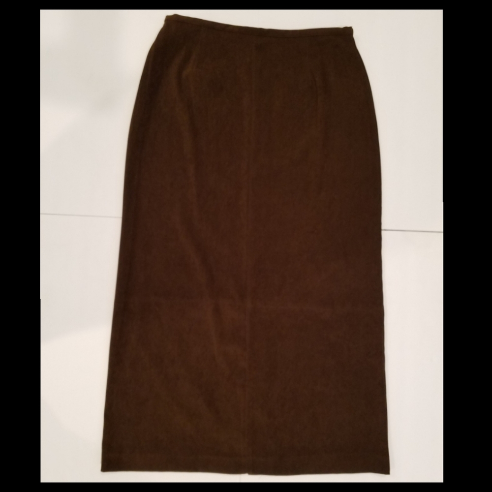 Norton McNaughton maxi brown stretch skirt 10